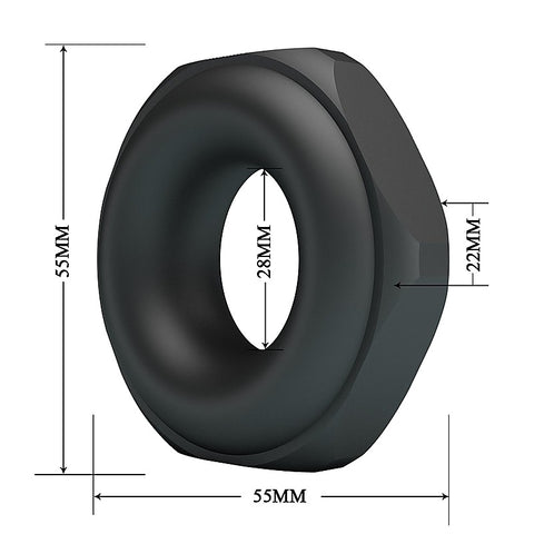 Jarvius Super Soft Silicone Cock Ring No.14 By Baile - Stretchy Cock Rings