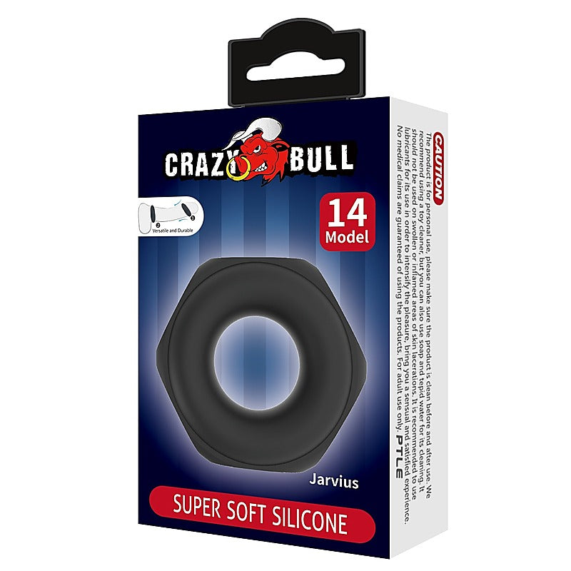 Jarvius Super Soft Silicone Cock Ring No.14 By Baile - Stretchy Cock Rings