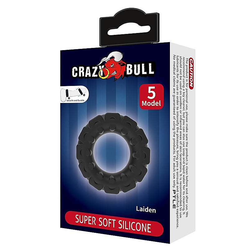 Laiden Super Soft Silicone Stretchy Cock Ring No. 5 By Baile - Stretchy Cock Rings