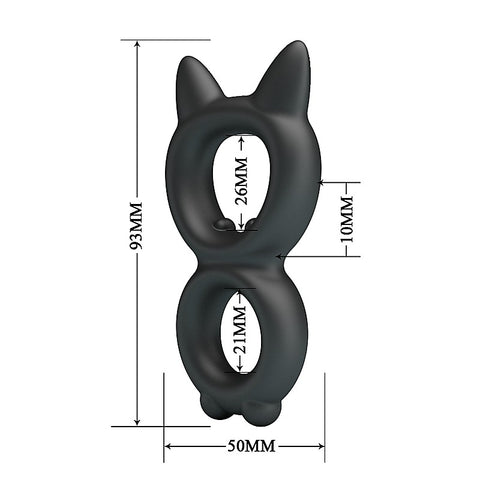 Toran Super Soft Men'S Silicone Cock Ring By Baile - Stretchy Cock Rings