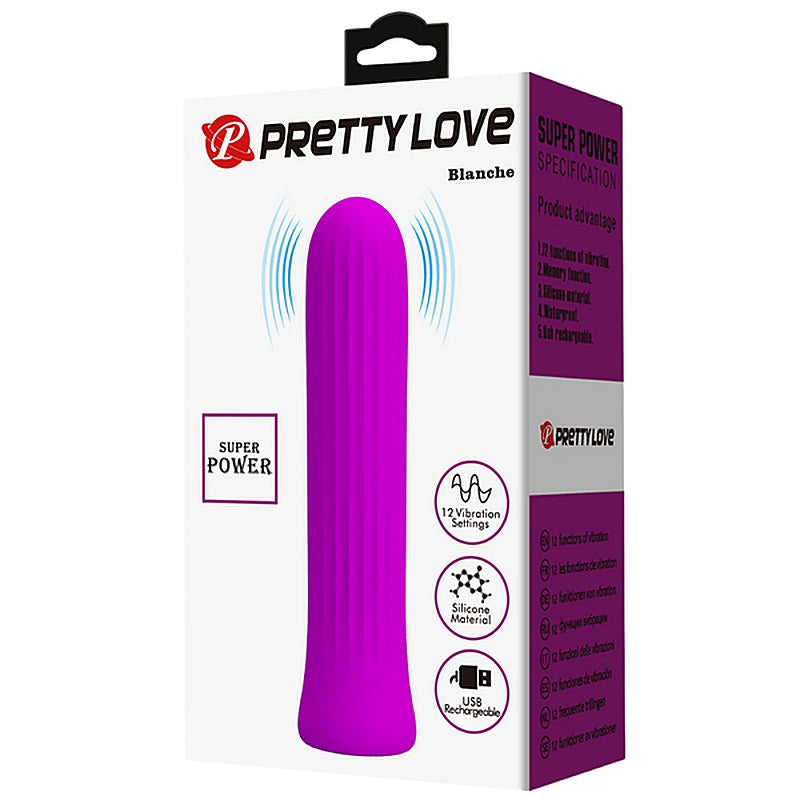 Blanche Rechargeable Bullet Vibrator By Baile - Bullet Vibrators