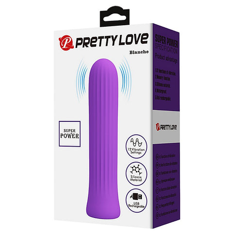 Blanche Rechargeable Bullet Vibrator By Baile - Bullet Vibrators