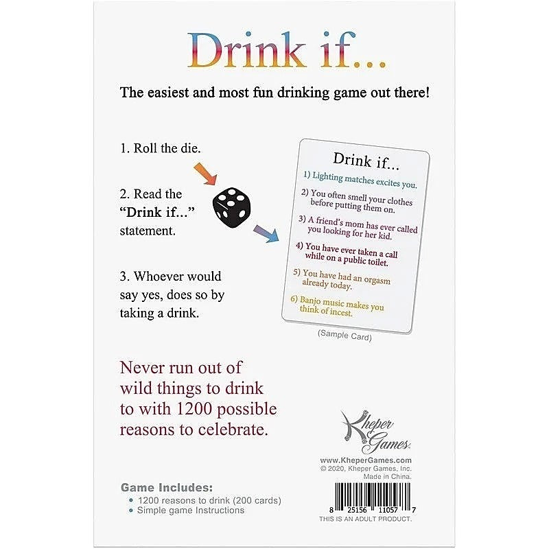 Drink If Game by Kheper Games - Sex Games, Coupons and Tricks