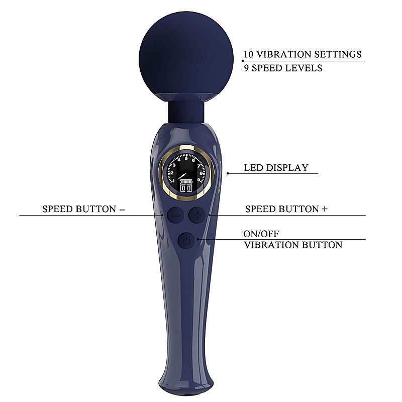 Pretty Love Skyler Vibrating Body Wand By Baile - Body Wands