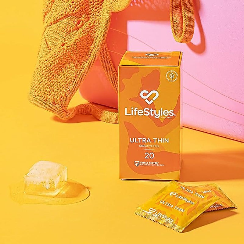 Lifestyles Ultra Thin Condoms 20S By Ansell - Condoms