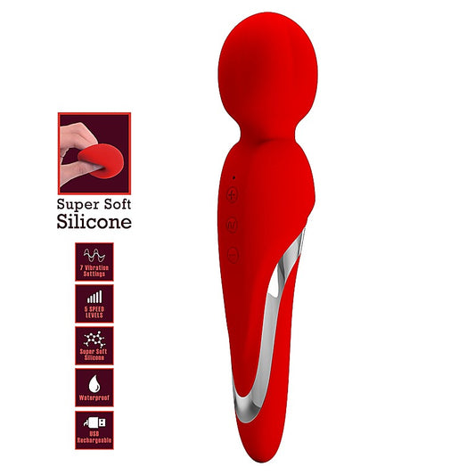 Baile Pretty Love WALTER Super Soft Silicone Wand Massager - Body Wands