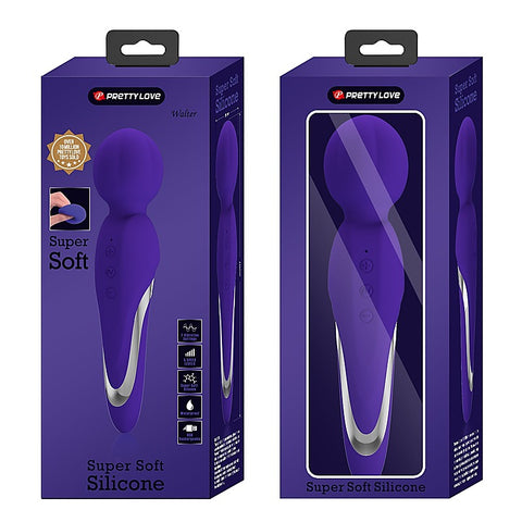 Pretty Love Walter Super Soft Silicone Wand Massager - Body Wands