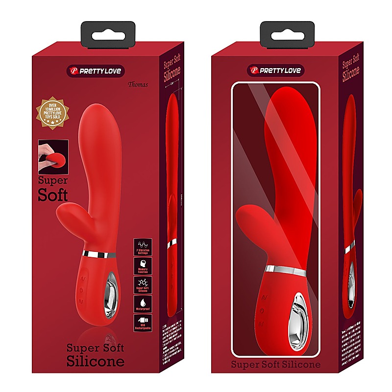 Pretty Love Thomas Soft Silicone Rabbit Vibrator By Baile - Rabbit Vibrators