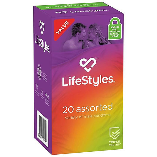 LifeStyles ASSORTED Condoms 20s