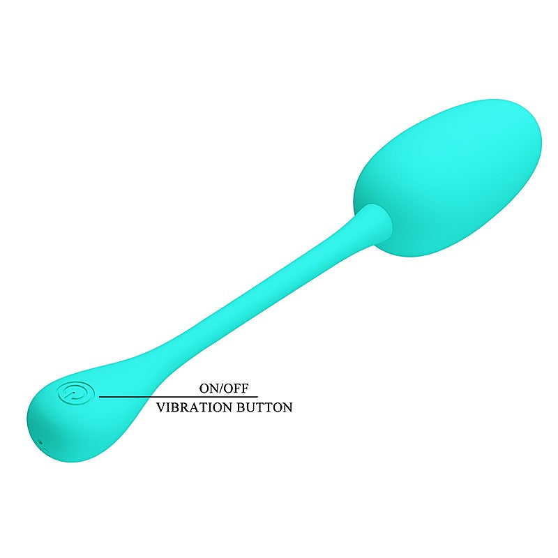 Baile Pretty Love KNUCKER Silicone Egg Vibrator - Love Eggs and Kegel Exercisers
