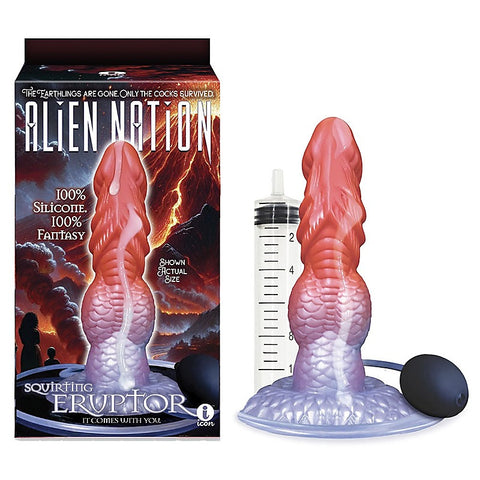 Alien Nation Eruptor Squirting Fantasy Dildo By Icon Brands - Non-Realistic Dildos