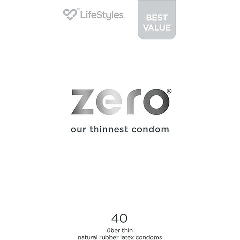 LifeStyles ZERO Condoms 40s