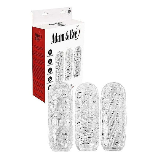 Adam & Eve ADAM'S CRYSTAL TRIO 3 Pack Strokers