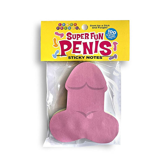 Little Genie Super Fun Penis Novelty Sticky Notes 100 Pack
