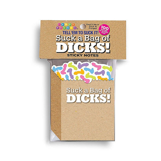 Little Genie Suck A Bag Of Dicks! Sticky Notes 100 Pack