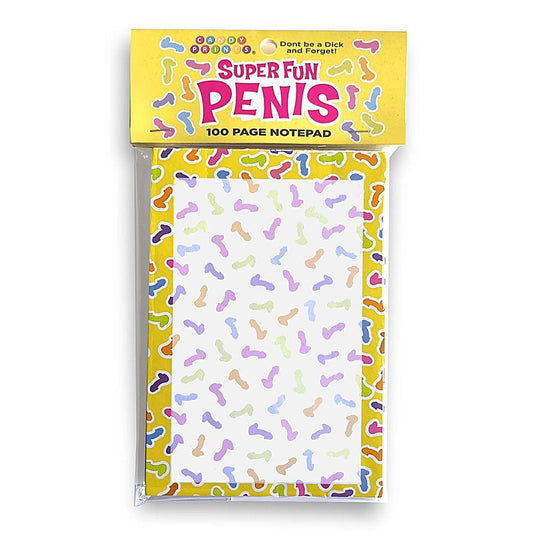 Little Genie Super Fun Novelty Penis Notepad 100 Pages