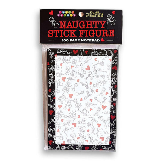 Little Genie Naughty Stick Figure Novelty Notepad 100 Pages