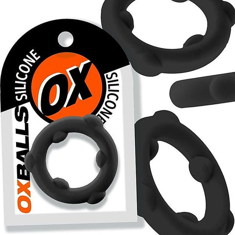 Spinner Stretchy Silicone Cock Ring By Oxballs - Stretchy Cock Rings