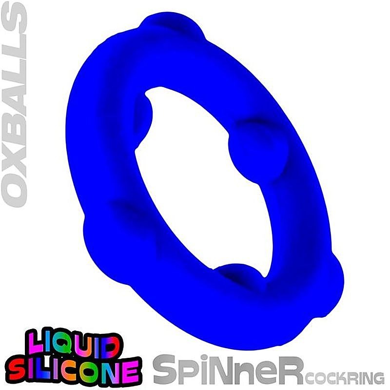 Spinner Stretchy Silicone Cock Ring By Oxballs - Stretchy Cock Rings