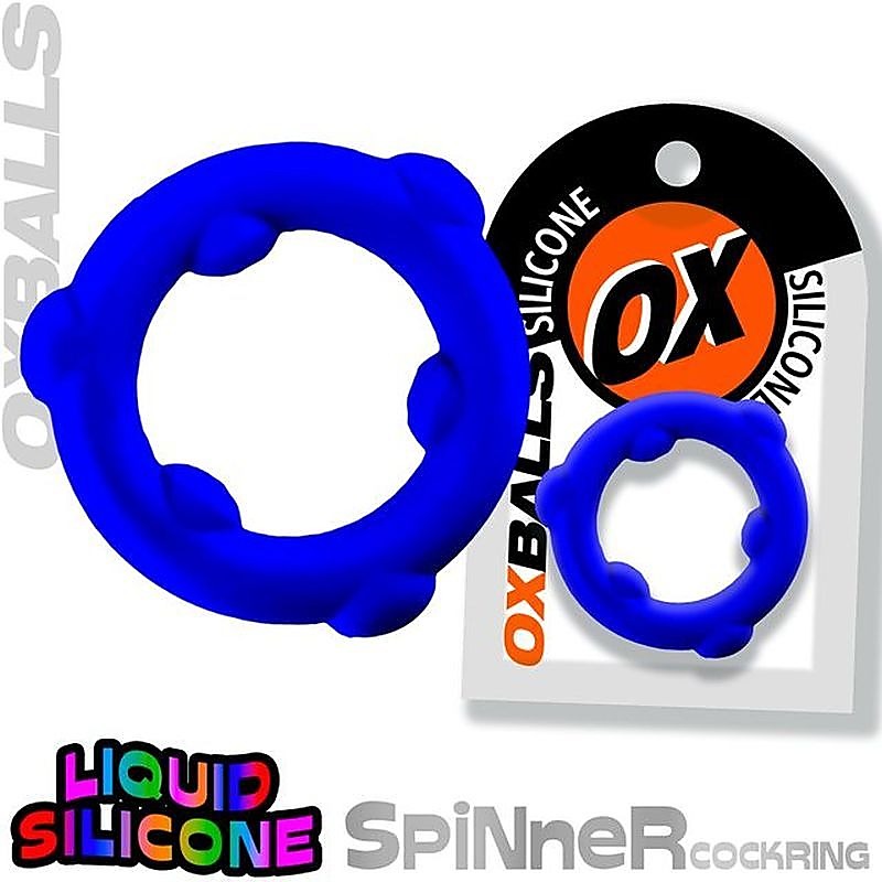 Spinner Stretchy Silicone Cock Ring By Oxballs - Stretchy Cock Rings