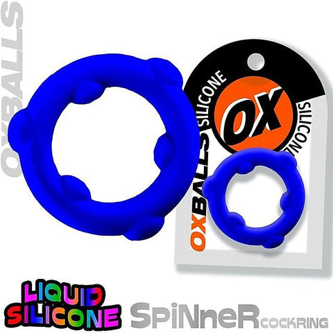 Spinner Stretchy Silicone Cock Ring By Oxballs - Stretchy Cock Rings