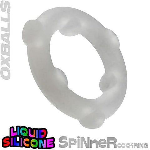 Spinner Stretchy Silicone Cock Ring By Oxballs - Stretchy Cock Rings