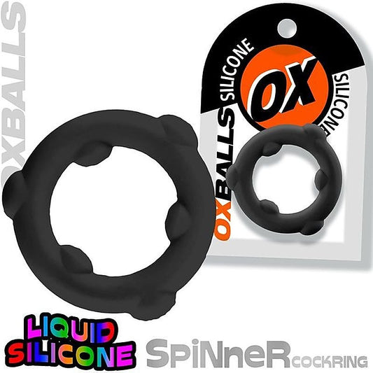 Spinner Stretchy Silicone Cock Ring By Oxballs - Stretchy Cock Rings