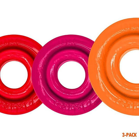 Rimringz 3 Piece Multi Size Stretchy Cock Ring By Oxballs - Cock Ring Sets