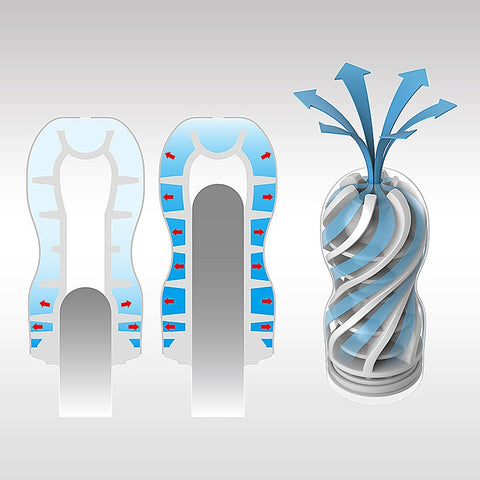 TENGA Air Flow Cushion Design Male Masturbation Cup - Masturbators and Strokers