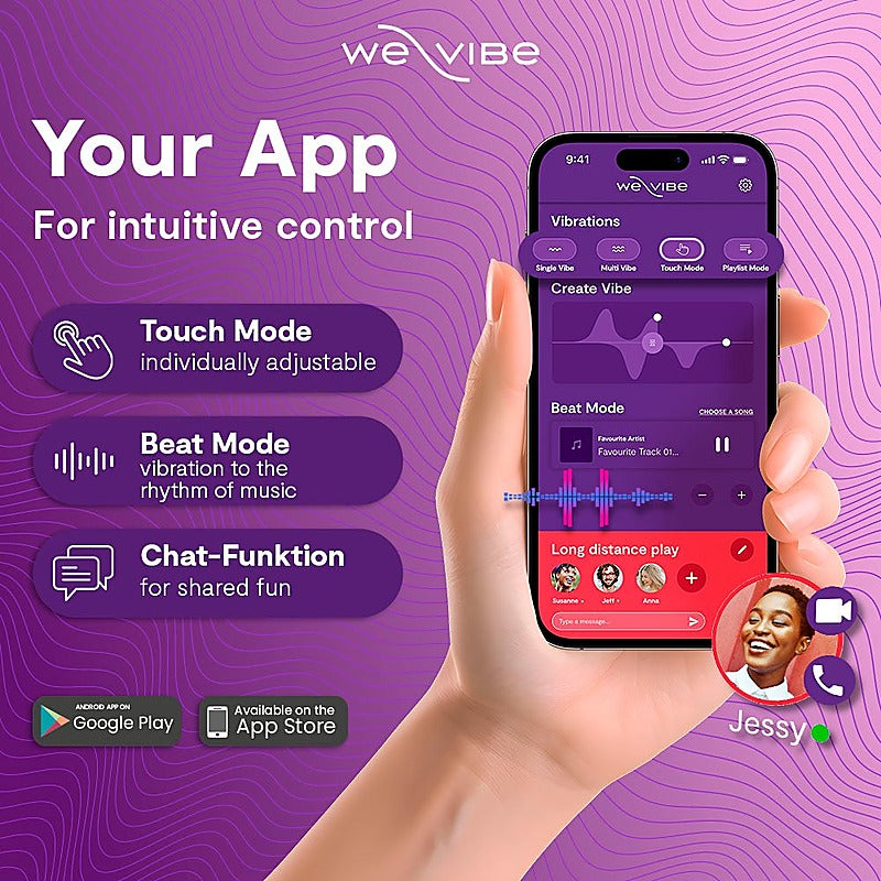 We-Vibe Chorus Remote Control Couples Vibrator By Love Honey - Sex Toys For Couples