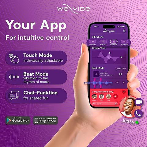 We-Vibe Chorus Remote Control Couples Vibrator By Love Honey - Sex Toys For Couples