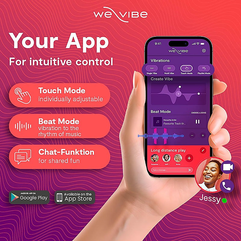 We-Vibe Chorus Remote Control Couples Vibrator By Love Honey - Sex Toys For Couples