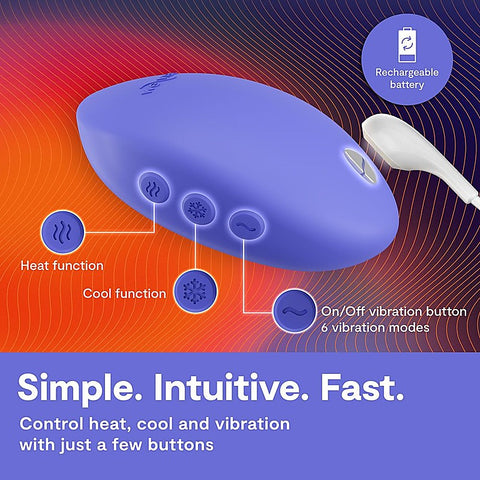 We-Vibe Temp Multi Functions Lay On Vibrator By Love Honey - Clit Ticklers and Pulsators