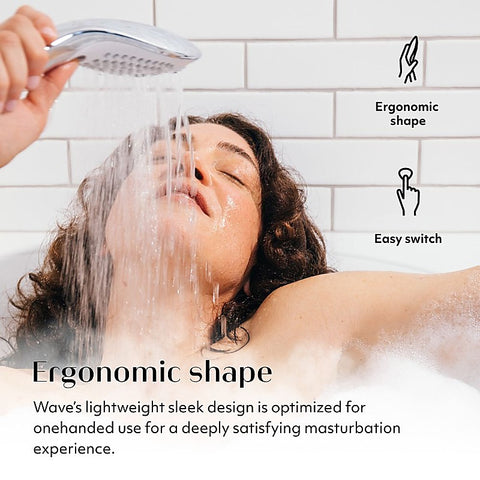 Womanizer Wave Waterproof Clitoral Stimulator By Love Honey - Clit Ticklers and Pulsators