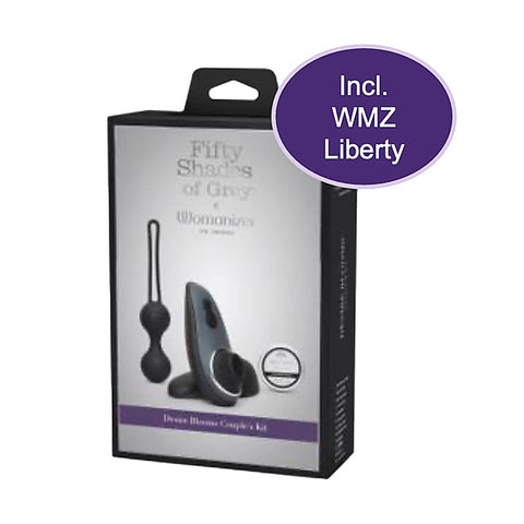 FSOG X Womanizer Liberty Desire Blooms Couple‚Äö√Ñ√∂‚àö√ë‚àö¬•s Kit - Sex Kits