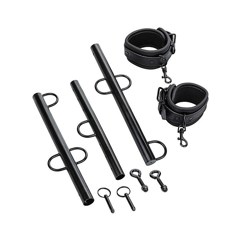 Nocturnal Collection Spreader Bar With Cuffs - Spreaders and Hangers