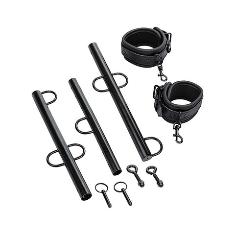 Nocturnal Collection Spreader Bar With Cuffs - Spreaders and Hangers