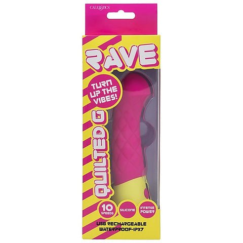 California Exotics, Rave Quilted G-Spot Vibrator - G-Spot Vibrators