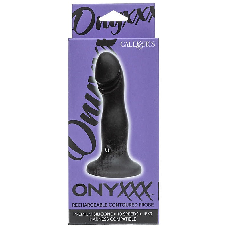 CalExotics Onyxxx Rechargeable Contoured Anal Probe - Butt Plugs