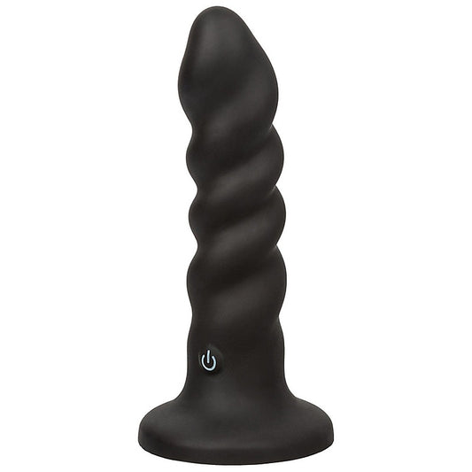 CalExotics Onyxxx Rechargeable Rippled Anal Probe - Butt Plugs