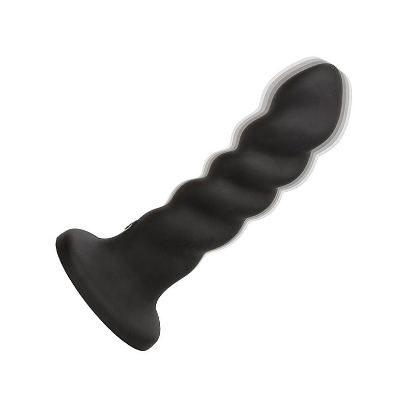 CalExotics Onyxxx Rechargeable Rippled Anal Probe - Butt Plugs