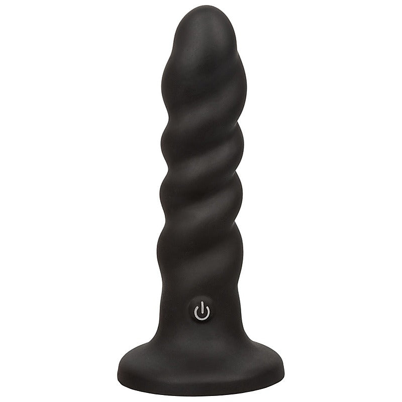 CalExotics Onyxxx Rechargeable Rippled Anal Probe - Butt Plugs