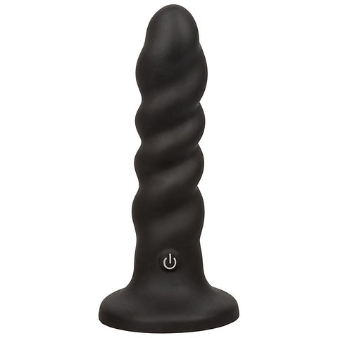 CalExotics Onyxxx Rechargeable Rippled Anal Probe - Butt Plugs