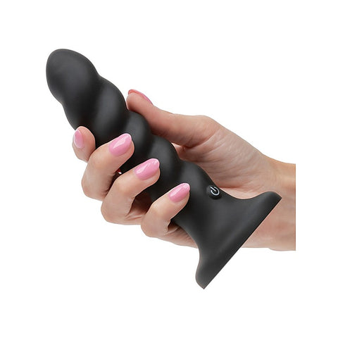 CalExotics Onyxxx Rechargeable Rippled Anal Probe - Butt Plugs
