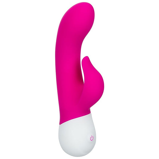 CalExotics Basic Essentials Dual Pleaser Rabbit Vibrator - Rabbit Vibrators