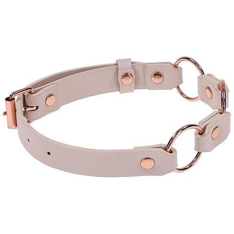 Peaches 'N Creame Ring Day Collar By Sportsheets - Collars and Leads
