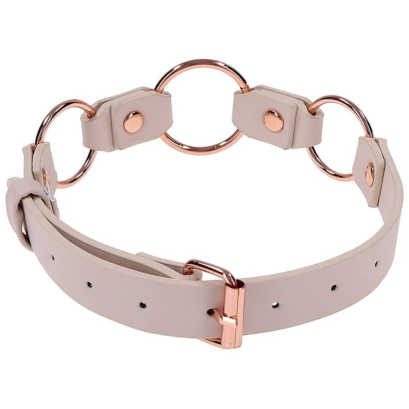 Peaches 'N Creame Ring Day Collar By Sportsheets - Collars and Leads