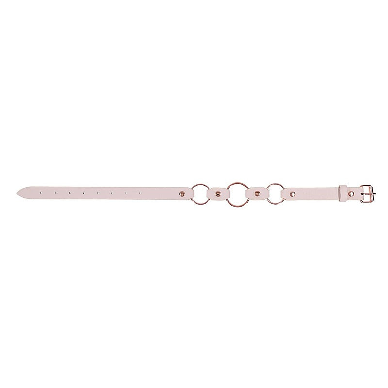 Peaches 'N Creame Ring Day Collar By Sportsheets - Collars and Leads