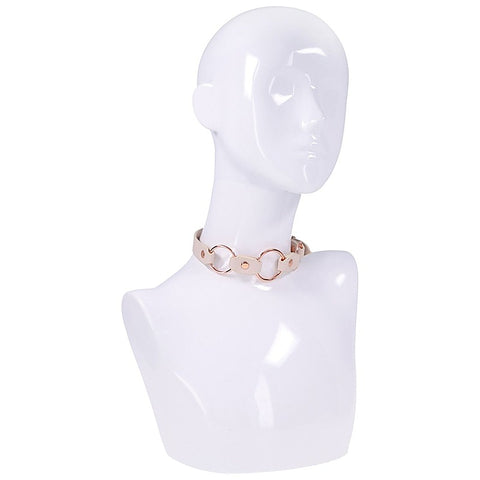 Peaches 'N Creame Ring Day Collar By Sportsheets - Collars and Leads