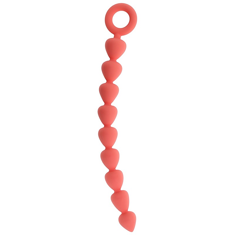 Peaches 'N Creame Silicone Anal Beads By Sportsheets - Anal Beads and Balls